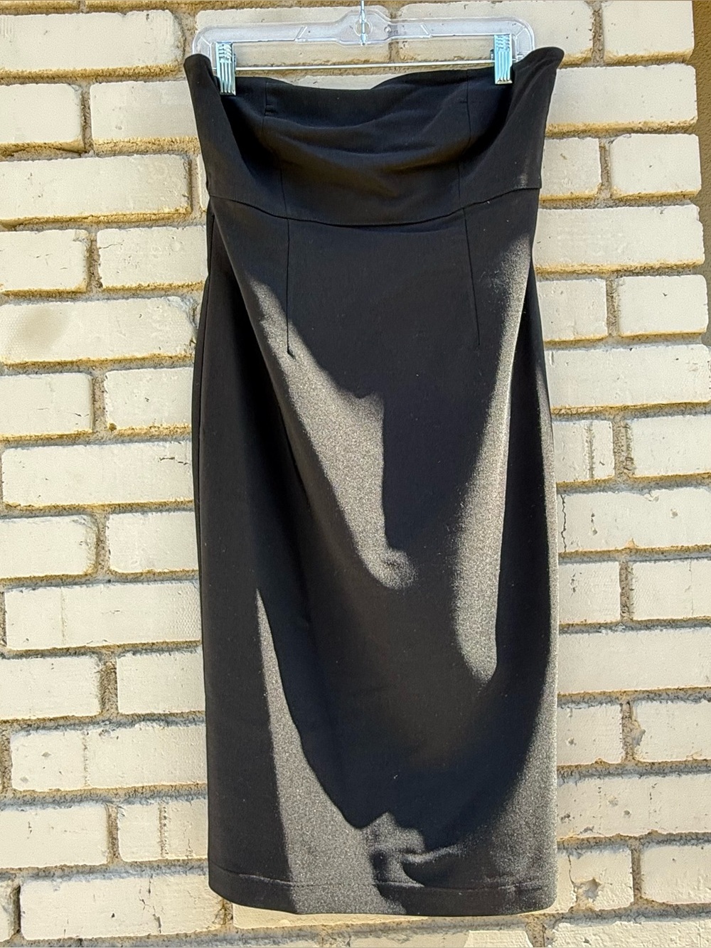Express Strapless Midi Dress in Black - Size 7/8